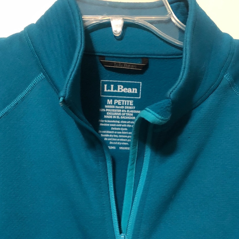 L.L. Bean Women's Deep Teal Ski Jacket - Picture 3 of 8